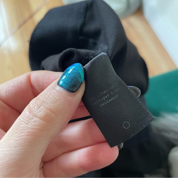 Rag & Bone/JEAN Reilly Black Ponte Zipper Calf Skinny Ankle Pull On Pants EUC S - Picture 8 of 9